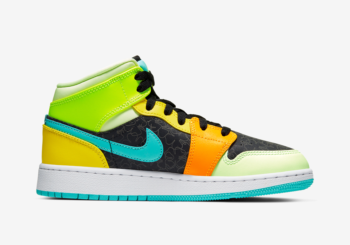 Air Jordan 1 Mid Gs Clover Bq6931 037 6