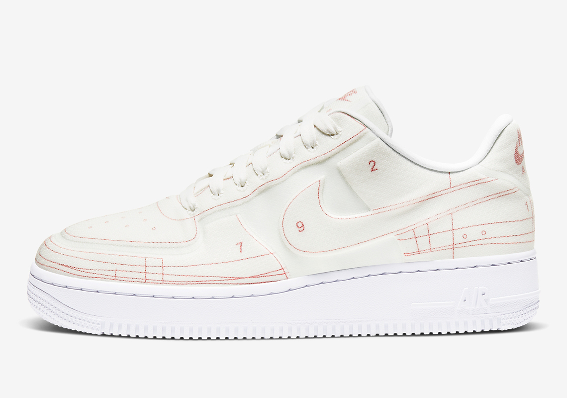 Nike Brings A New “Blueprint” Theme To The Air Force 1 Low