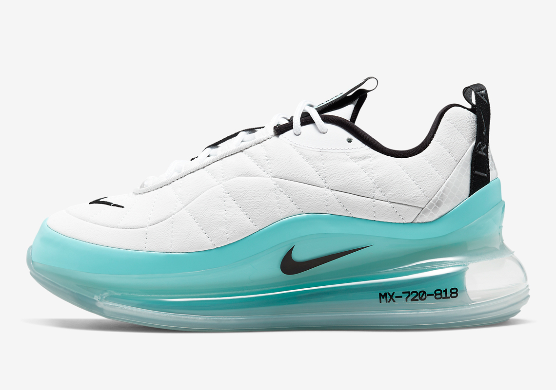 The Nike Air Max 720-818 Sits On Aqua Air Bubbles