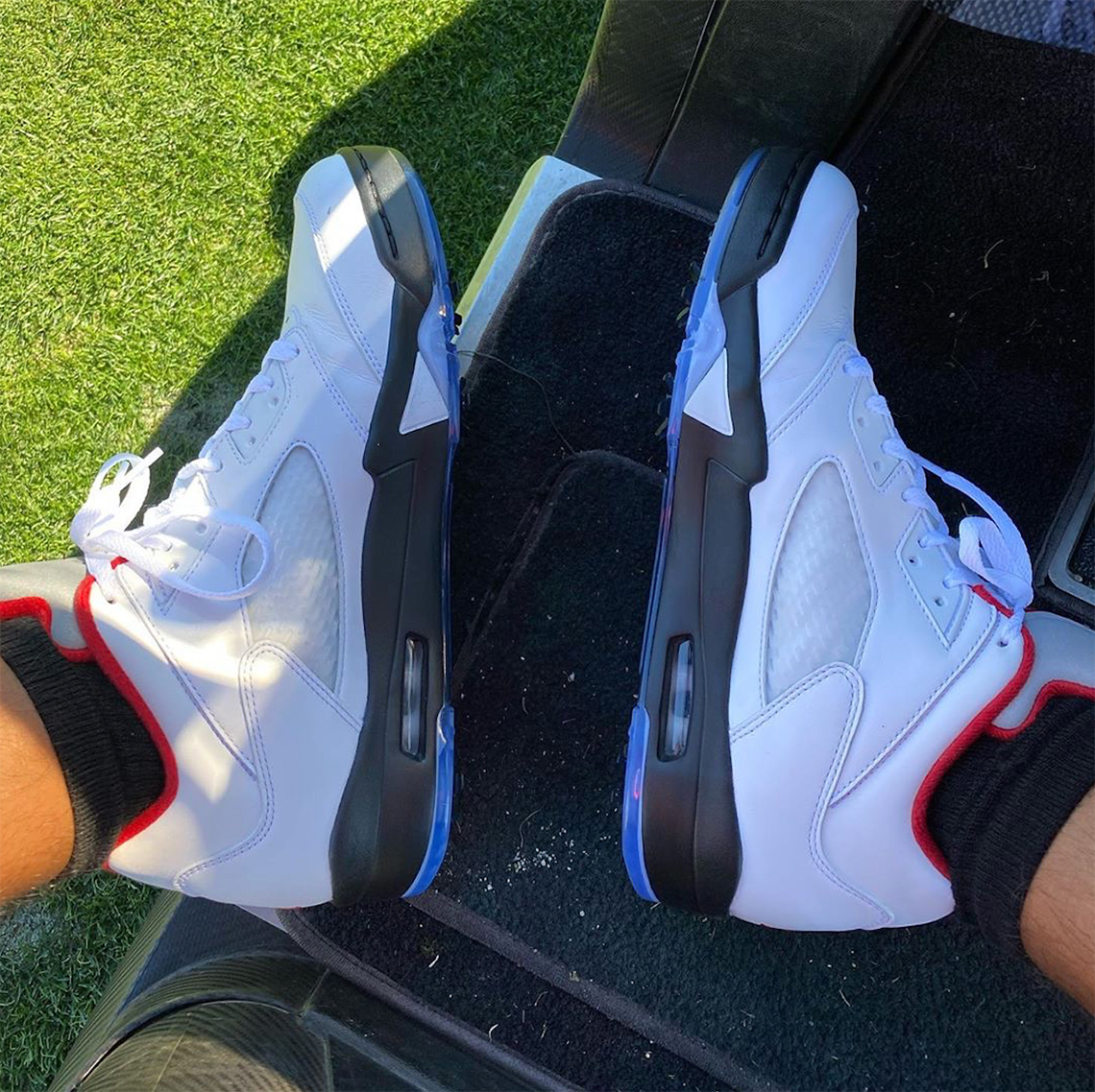 Air Jordan 5 Fire Red Golf