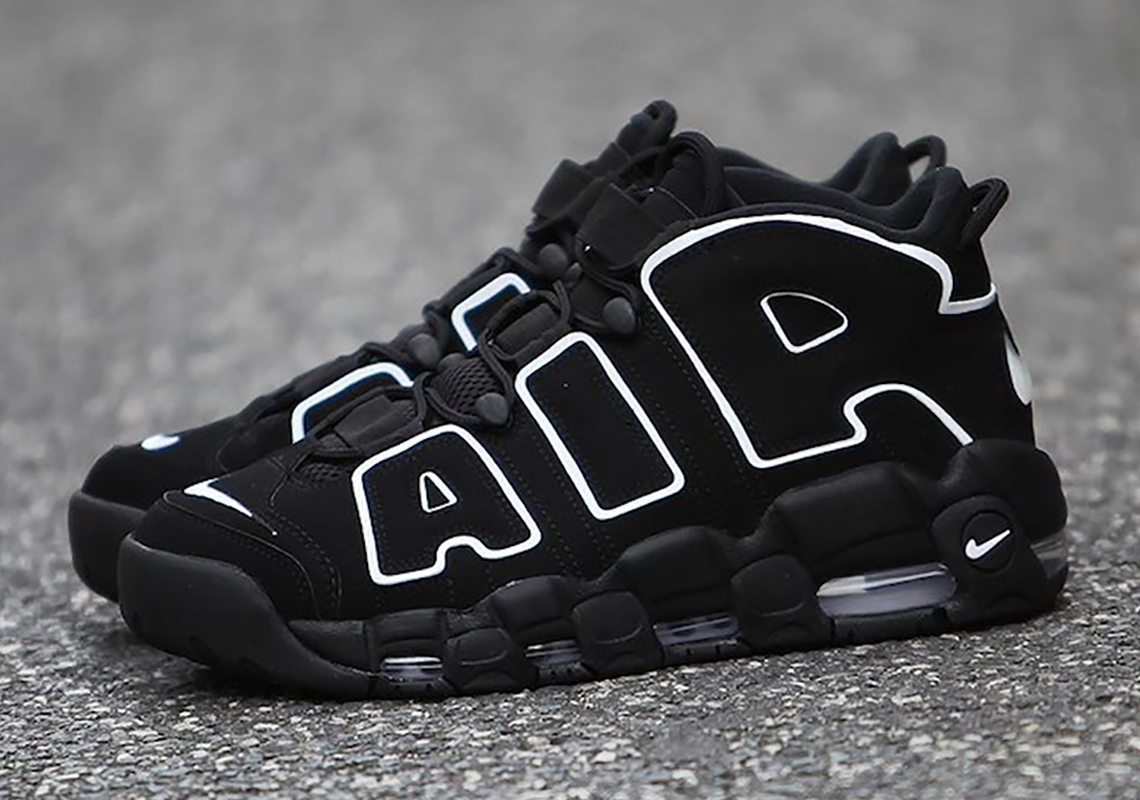 Nike Air More Uptempo Black White 414962 002 3