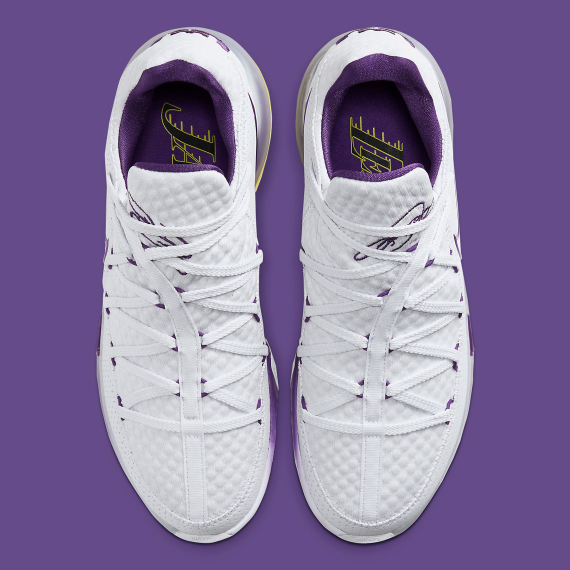 Nike Lebron 17 Low Lakers Home Cd5007 102 1