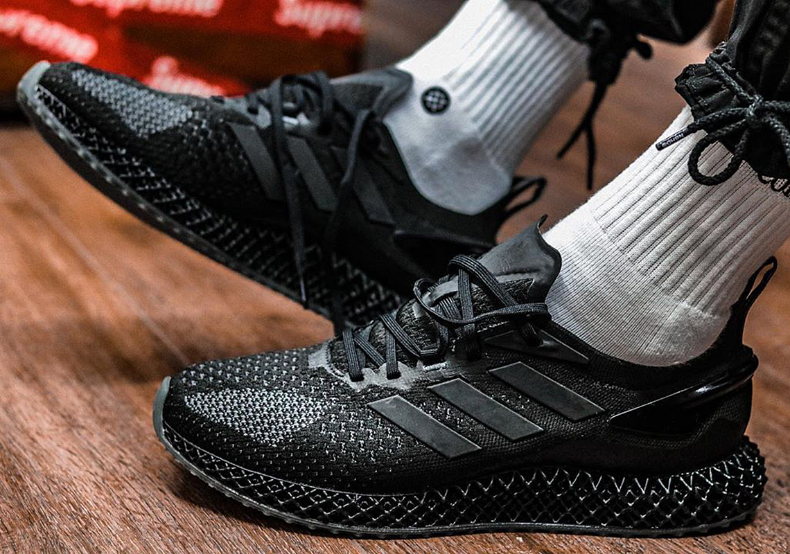The adidas 4D Run 1.0 Appears In "Triple Black"