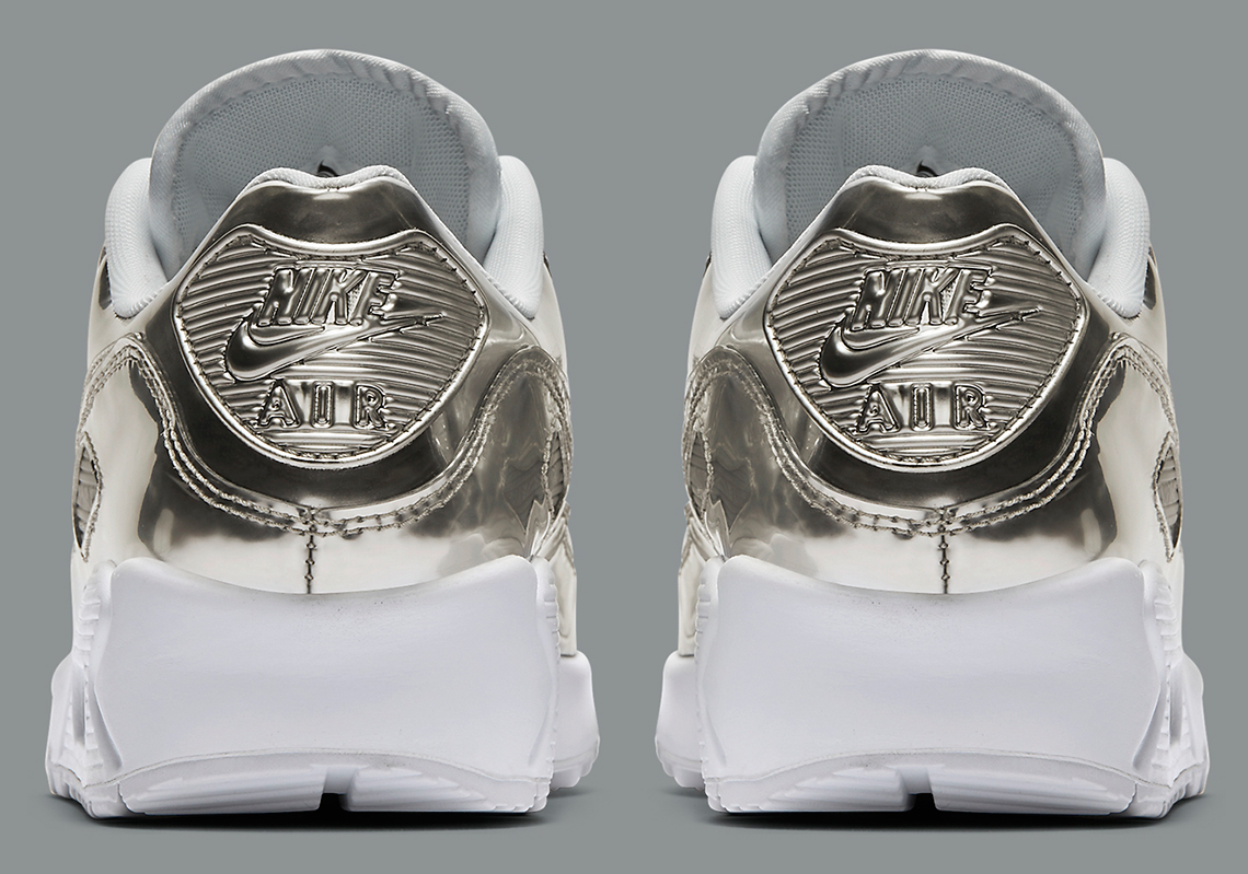 Nike Air Max 90 Medal Silver Cq6639 001 3