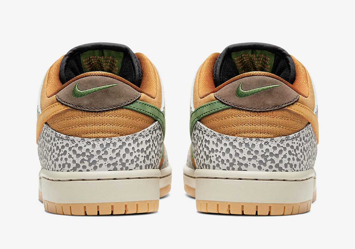 Nike Sb Dunk Low Safari Cd2563 002 Official Photos 5