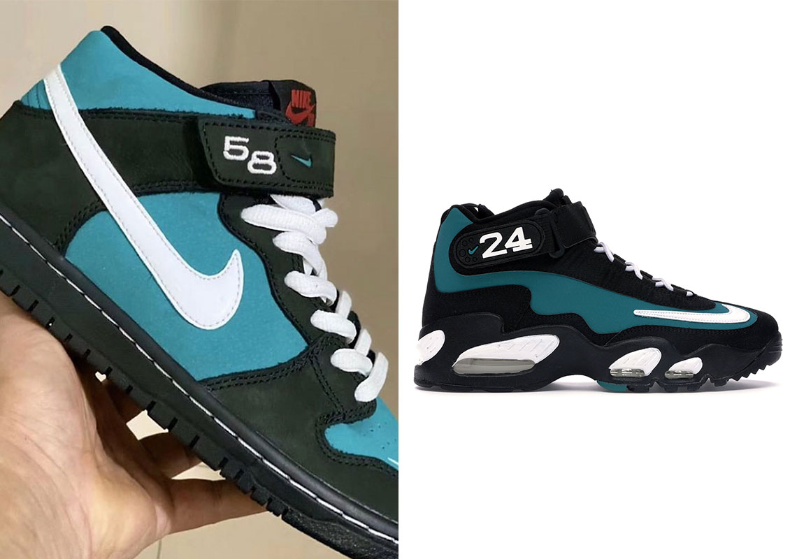 Nike SB Dunk Mid Inspired By The Air Griffey Max 1 "Freshwater" Set For April Release