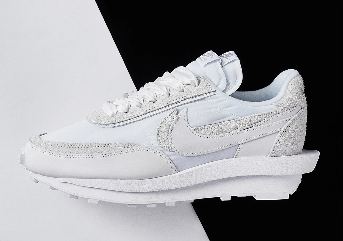 Where To Buy The sacai x Nike LDWaffle White Nylon