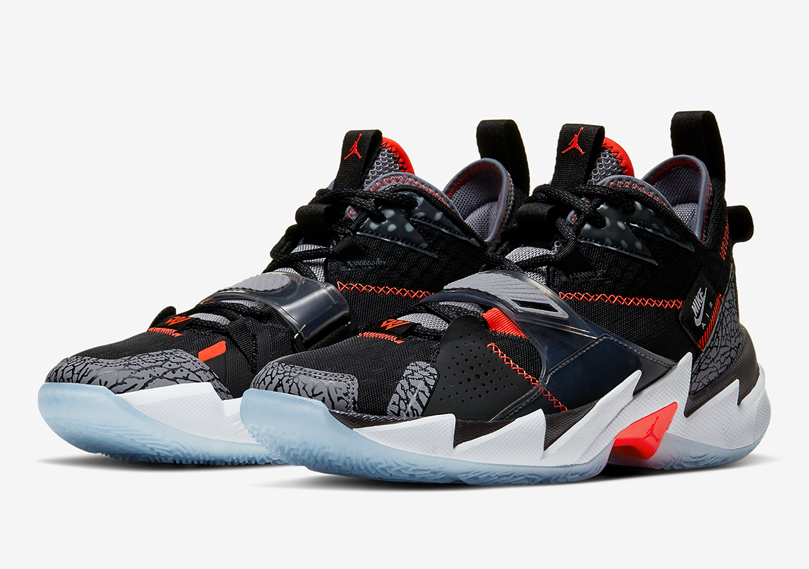 The Jordan Why Not Zer0.3 Borrows The Air Jordan 3's "Black/Cement"