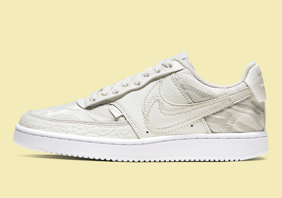 sacai’s Stacked Swoosh Concept Appears On This Nike Court Vision Low Premium