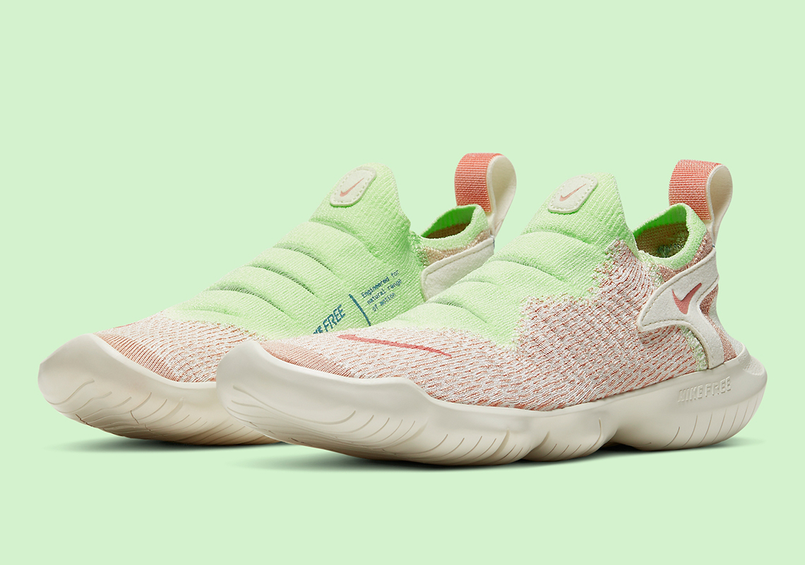 Nike Free Run Flyknit 2020 White Volt Cj0267 100 6