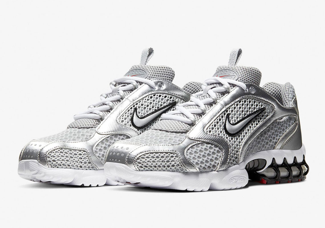 Nike Just Restocked The Zoom Spiridon Cage 2 "Metallic Silver"