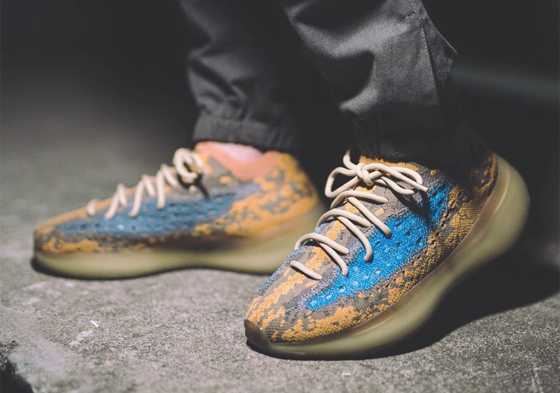 Detailed Look At The adidas Yeezy Boost 380 “Blue Oat”