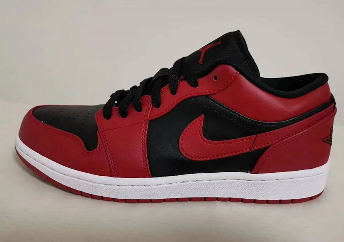 Air Jordan 1 Low Borrows The '85 Varsity Red Colorblocking