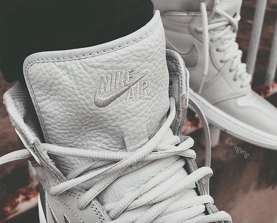 Air Jordan 1 Neutral Grey Metallic Silver White Japan 555088 029 2