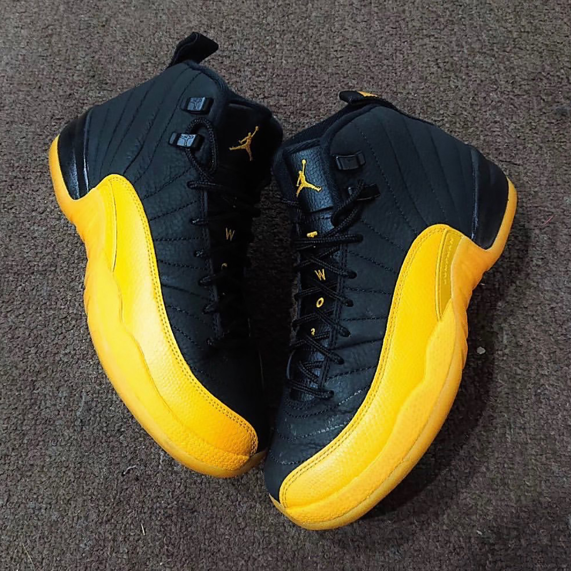 Air Jordan 12 Black University Gold Release Date 5
