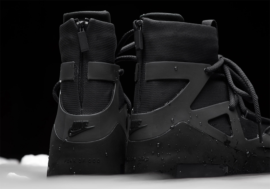 Nike Air Fear Of God 1 Triple Black Ar4237 005 6