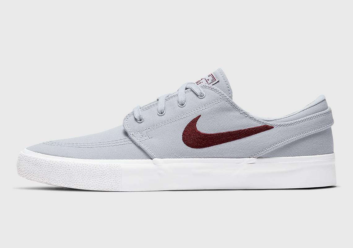 Nike Sb Stefan Janoski Grey Maroon Ar7718 009 1