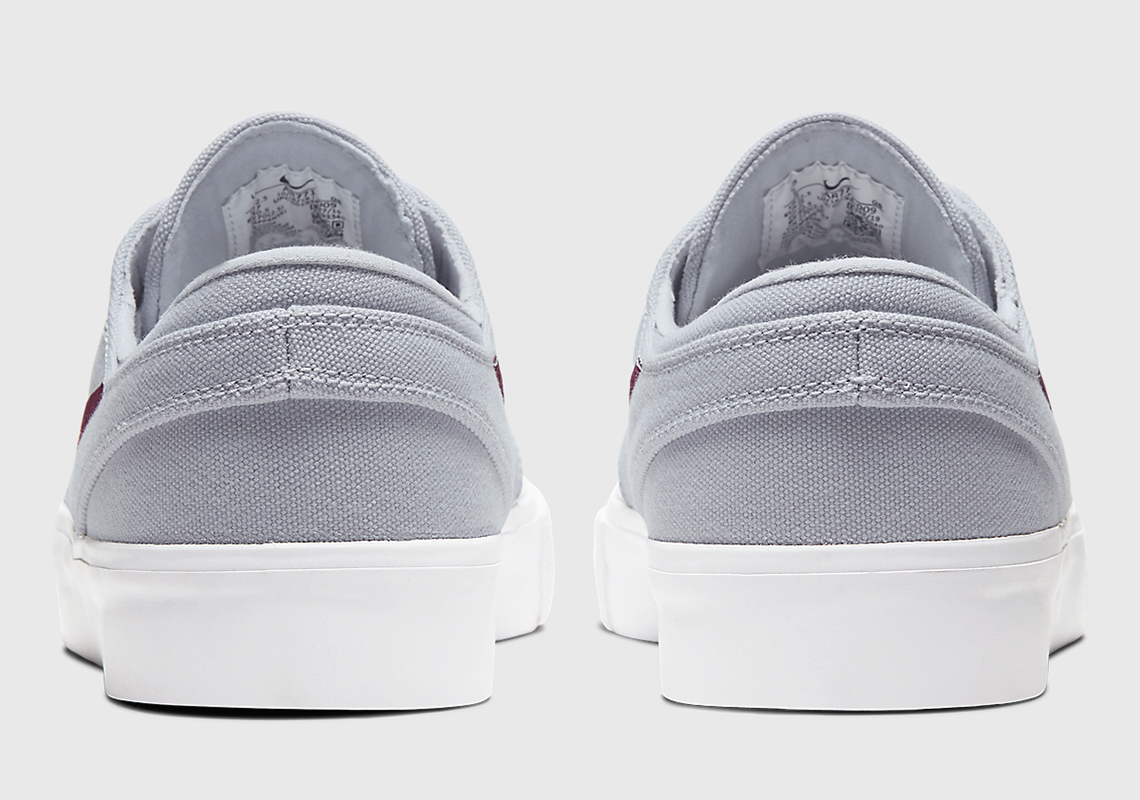Nike Sb Stefan Janoski Grey Maroon Ar7718 009 6