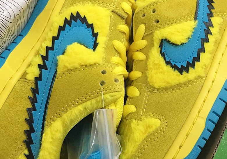 Grateful Dead x Nike SB Dunk Low "Yellow Bear" Revealed