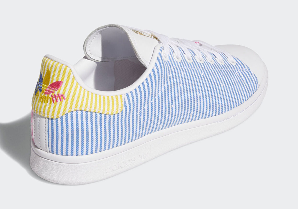 Rainbow Seersucker Stripes Cover The adidas Stan Smith "Pride Pack"