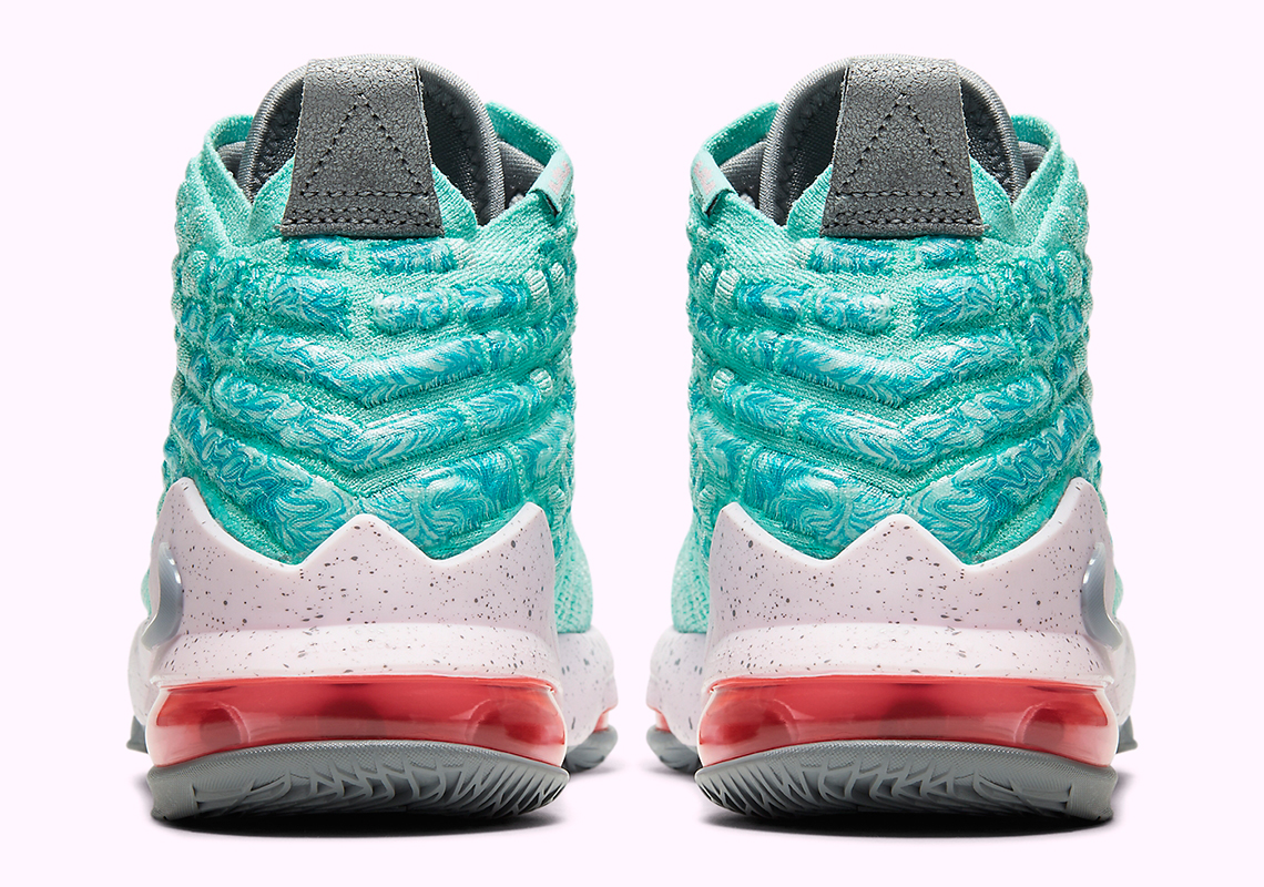 Nike Lebron 17 Teal Pink Bq5594 444 2 1