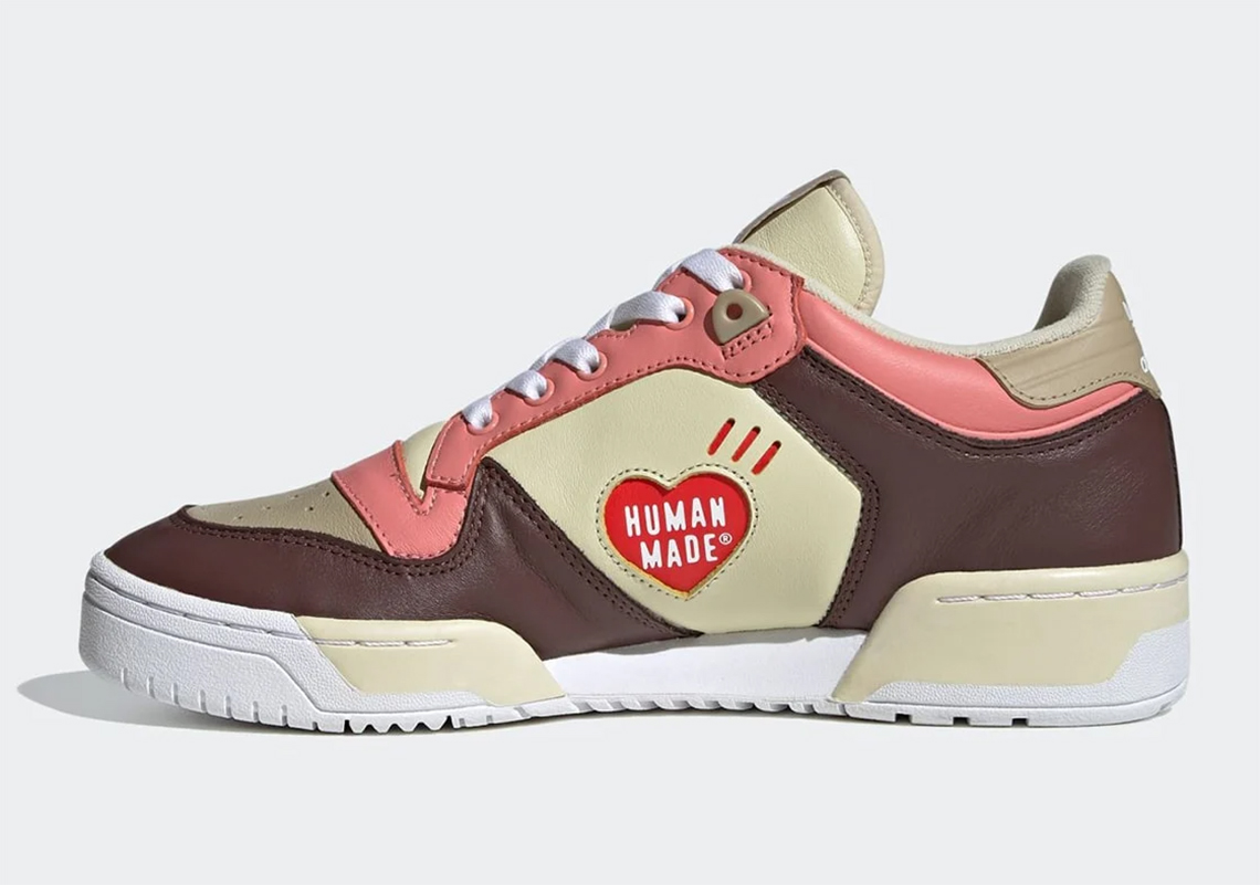 Human Made Adidas Rivalry Low Pink Brown Fy1085 4