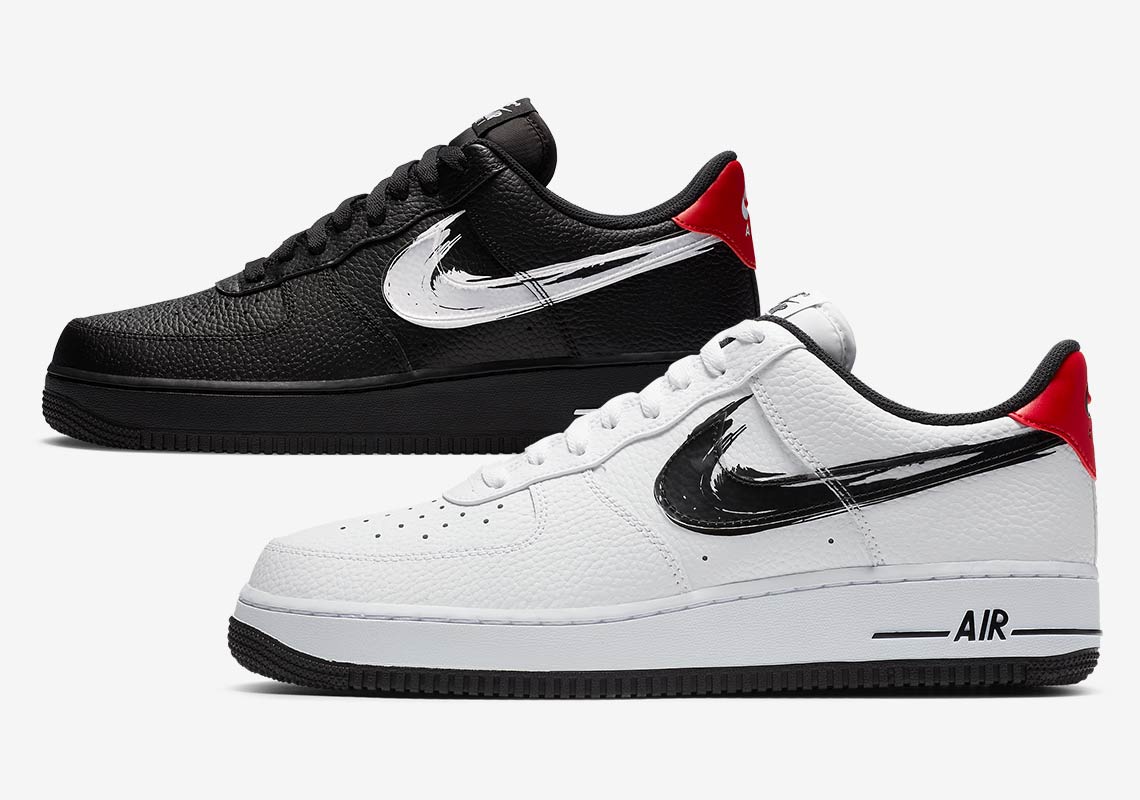 Nike Air Force 1 Low "Brushstroke" Pack Offered In Multiple Colorways