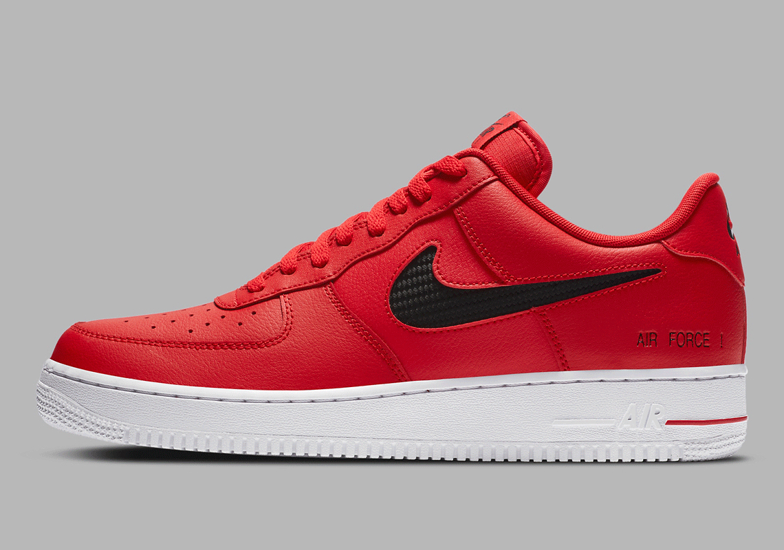 The Nike Air Force 1 Low "Cut Out Swoosh" Arrives With Carbon Fiber Underlay