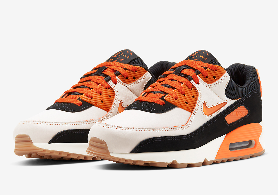 Official Images Of The Nike Air Max 90 "Home And Away" In Safety Orange