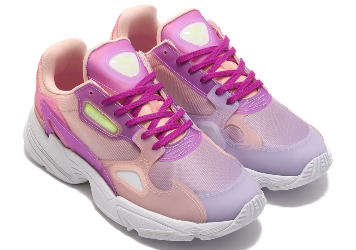 The adidas Falcon "Sunset" Built With Translucent Overlays