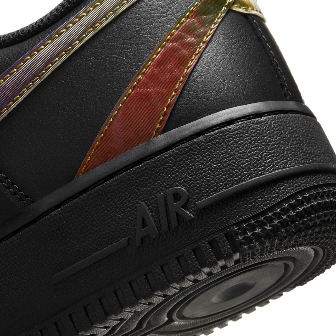 Nike Air Force 1 Black Multi Color 1