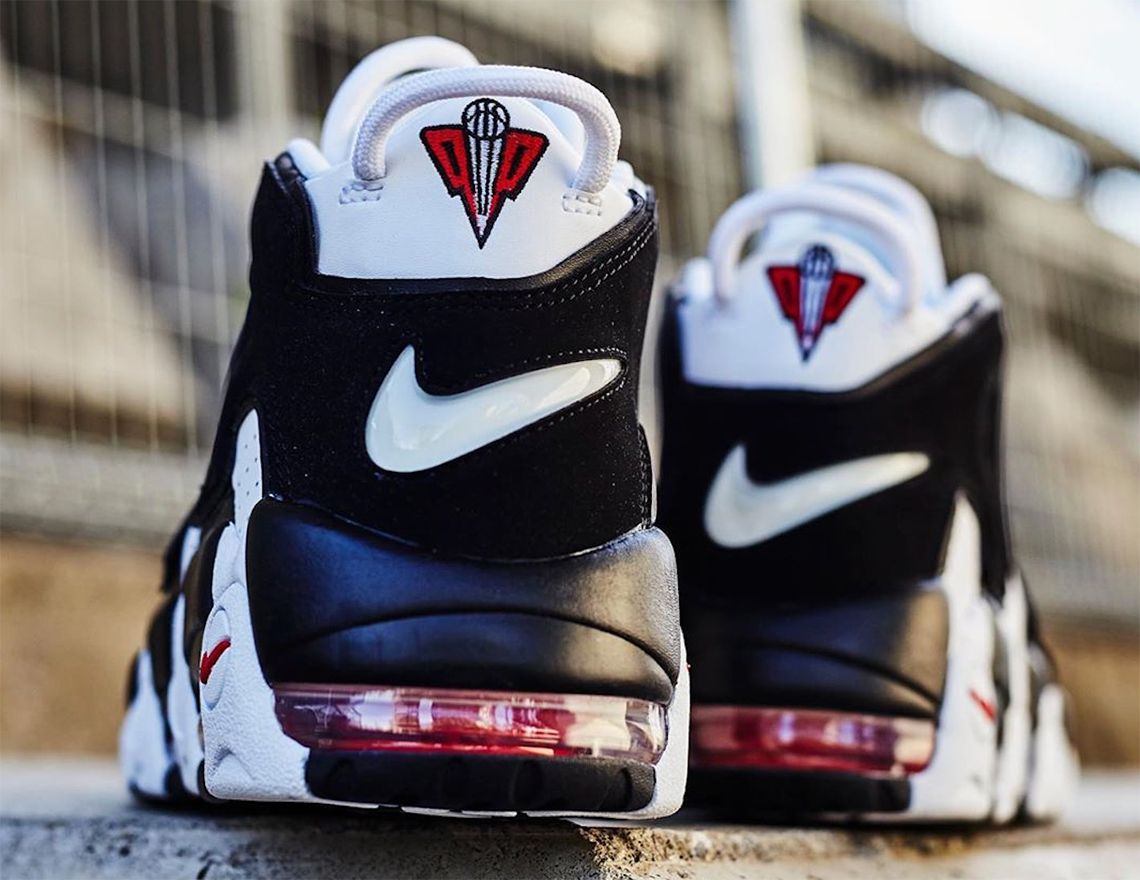 Nike Air More Uptempo White Black Red 414962 105 3