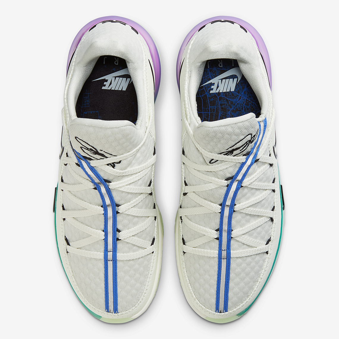 Nike Lebron 17 Low Cd5007 005 Glow In The Dark 9