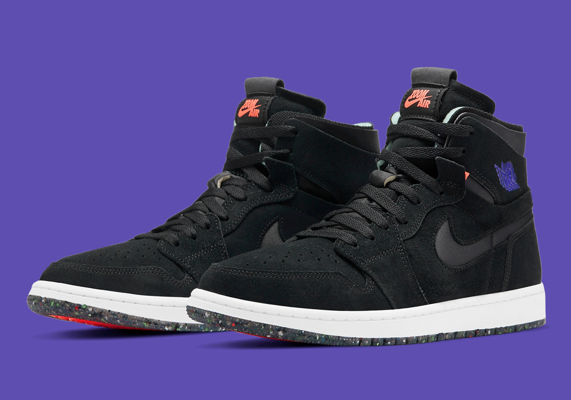 The Air Jordan 1 High Zoom "Court Purple" Features Regrind Soles