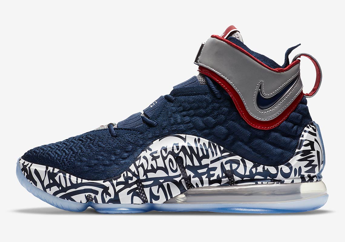 Nike Lebron 17 Graffiti Remix Ct6047 400 1