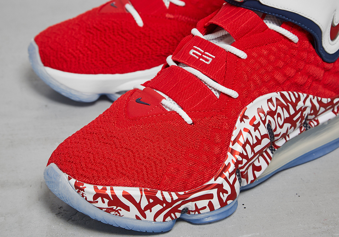 Nike Lebron 17 Graffiti Remix Red Release Info 2