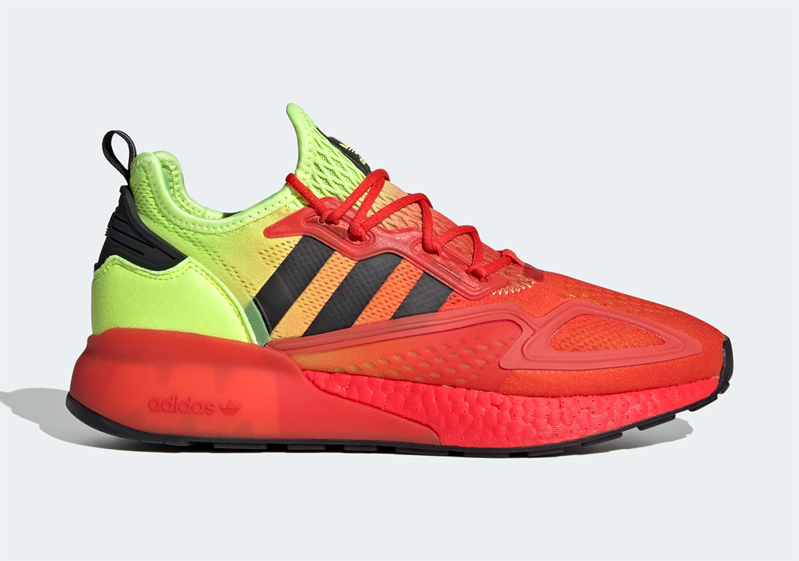 Adidas Zx 2k Boost Solar Yellow Fw0482 0