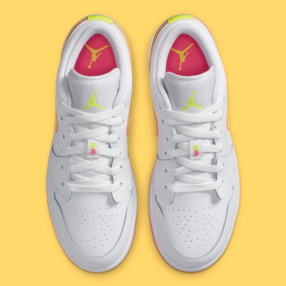 Air Jordan 1 Low White Yellow Cv4610 100 5