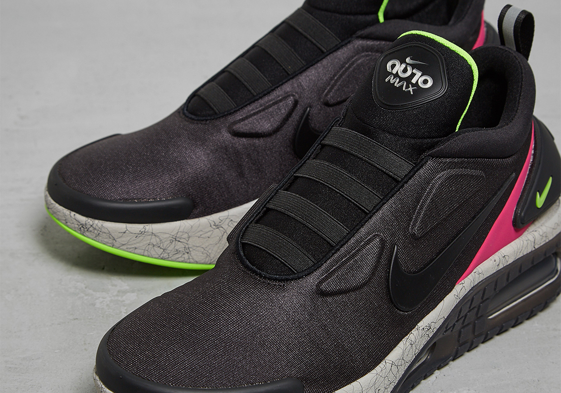Nike Adapt Auto Max Black Volt Berry Grey 2