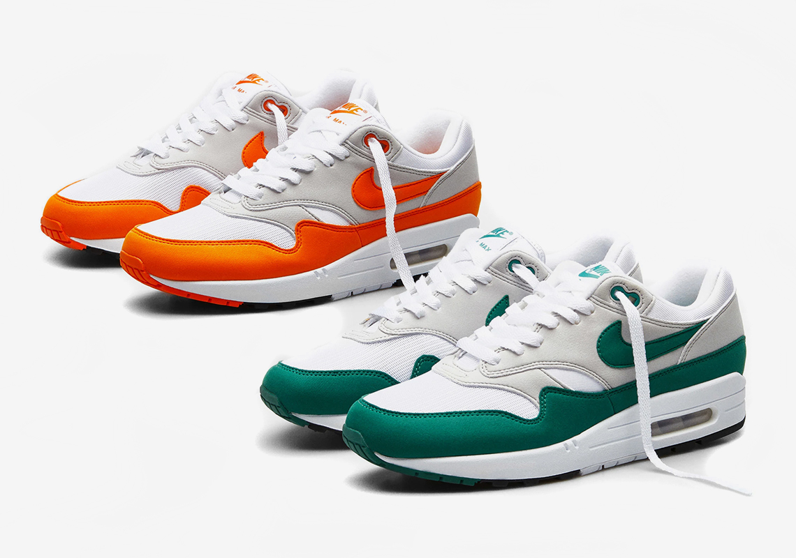 The Nike Air Max 1 "Evergreen" And "Magma Orange" Releases Tomorrow