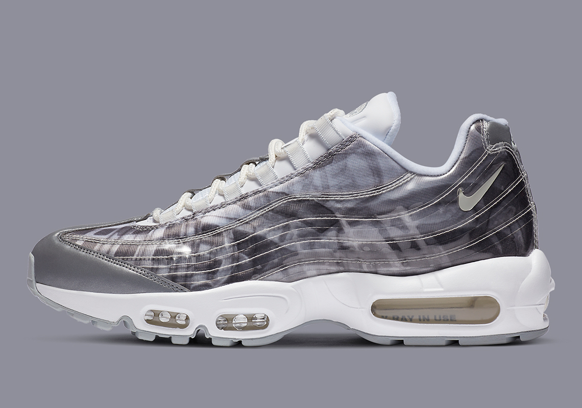 Nike Adds Footprints Of The Air Max 95 Beneath A Transparent Upper