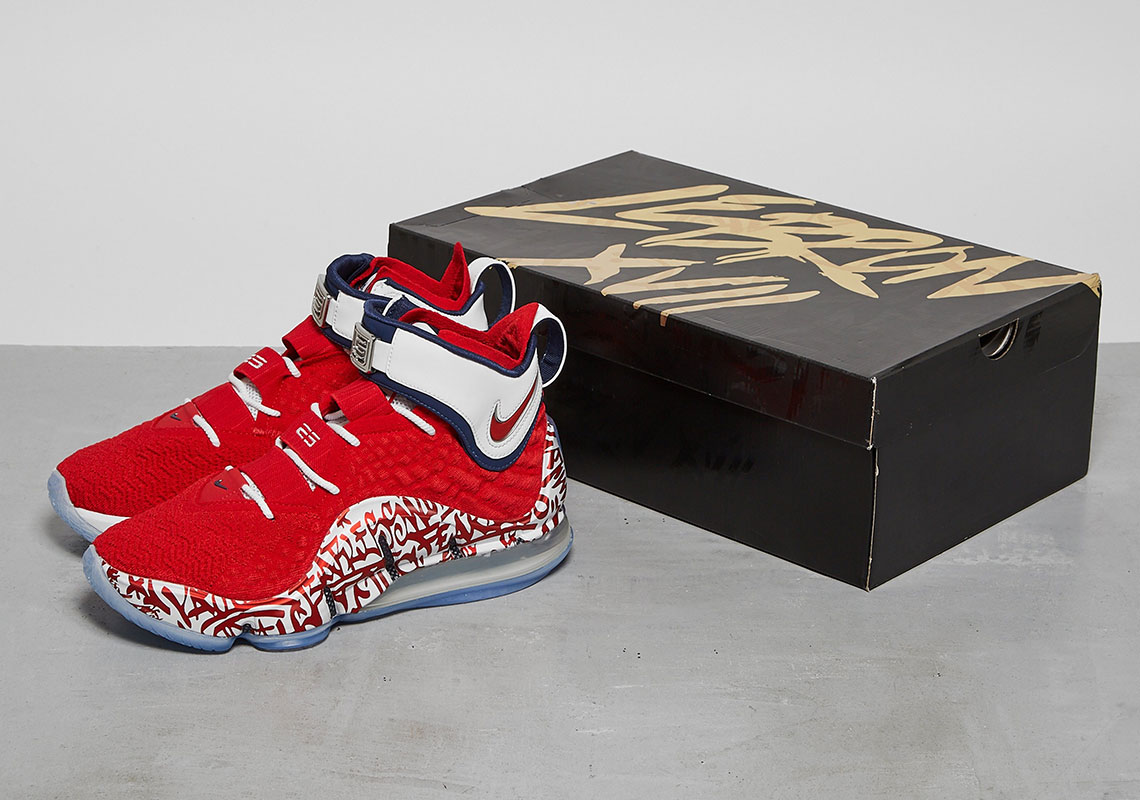 Nike Lebron 17 Graffiti Remix Red Release Info 2 1