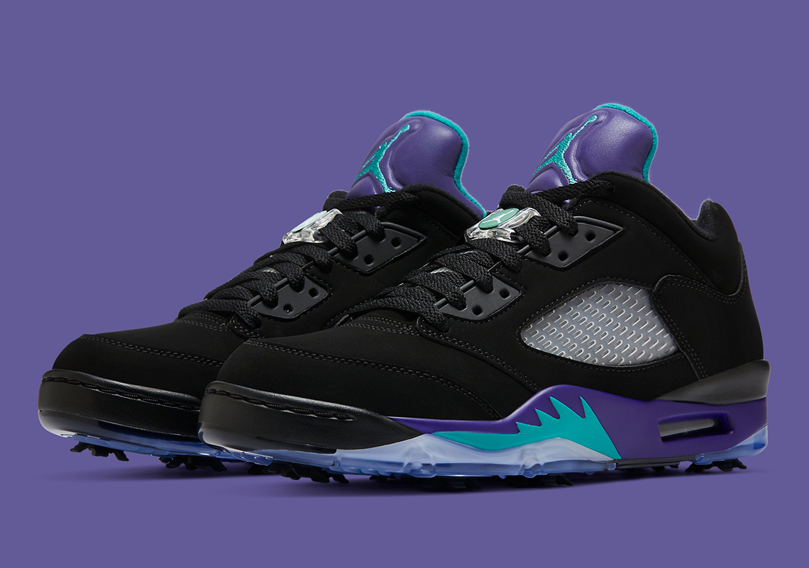 The Air Jordan 5 Golf "Black Grape" Releases On September 4th