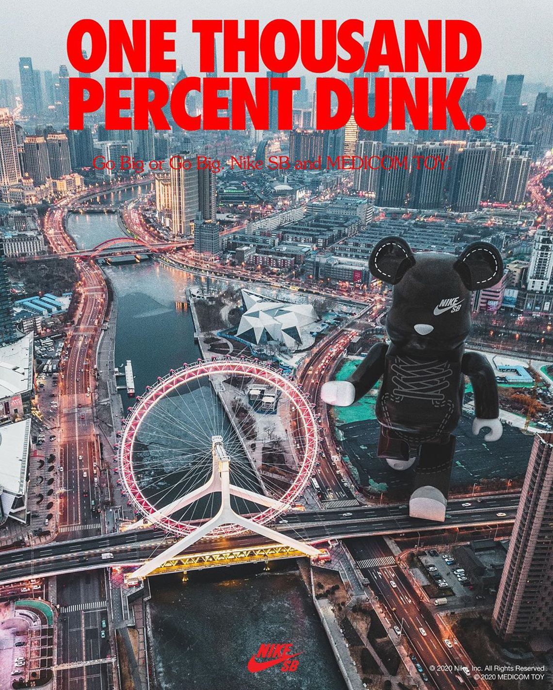 Medicom Toy Nike Sb Bearbrick Photos 3