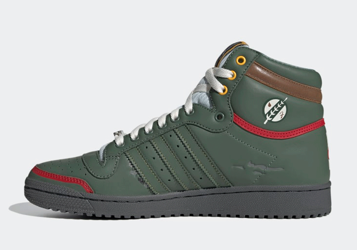 Star Wars Adidas Top Ten Hi Boba Fett Fz3465 6