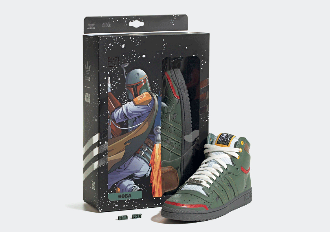 Star Wars' Boba Fett Comes To Sneaker Form With The adidas Top Ten Hi