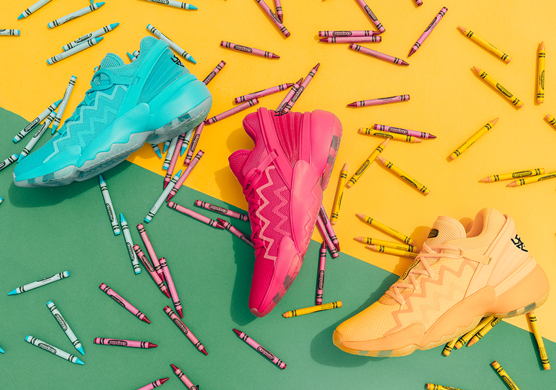 Donovan Mitchell And Crayola Color Up The adidas Don Issue 2 “Crayon Pack”