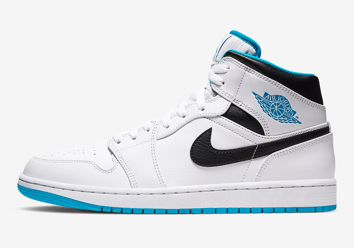 Air Jordan 1 Mid Arriving In "Laser Blue" Colorway