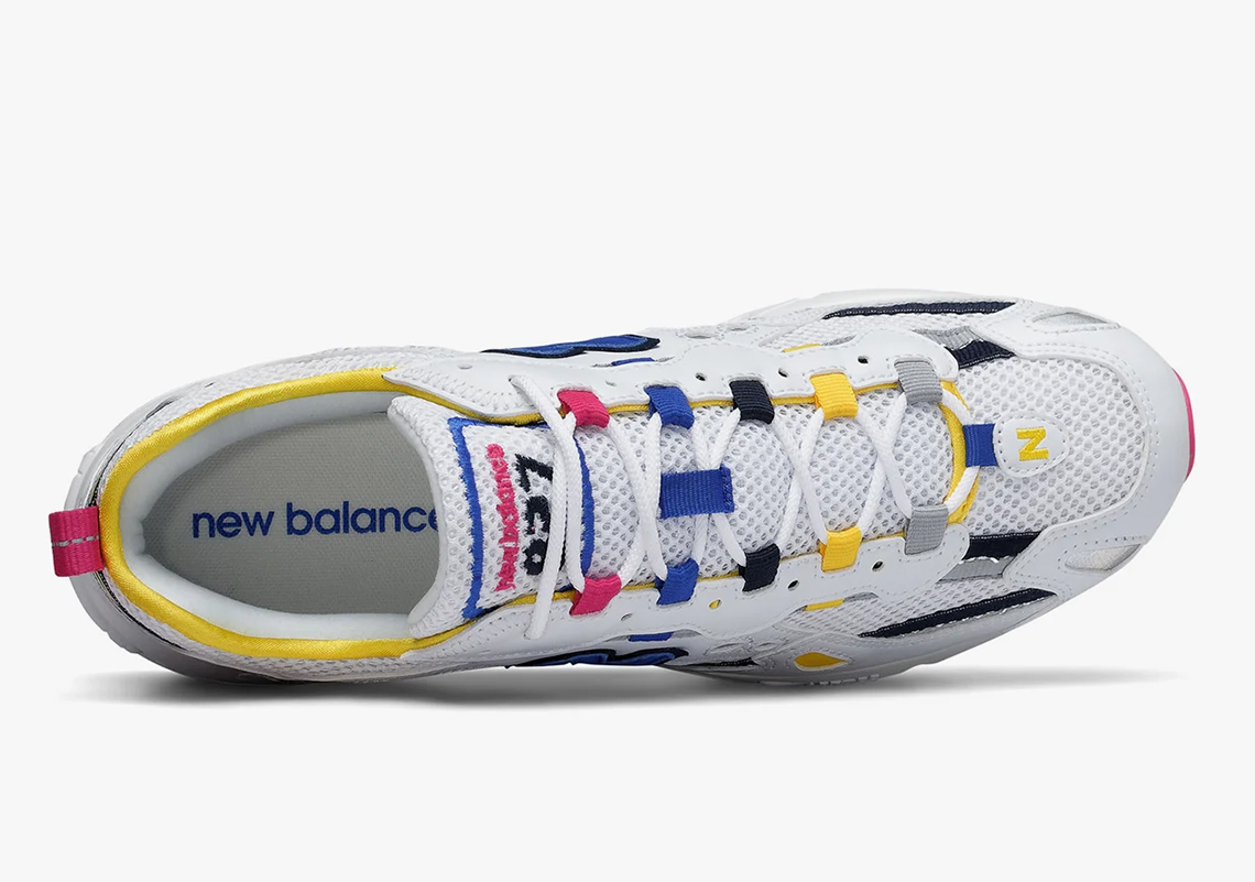 New Balance 827 Yellow Blue 1