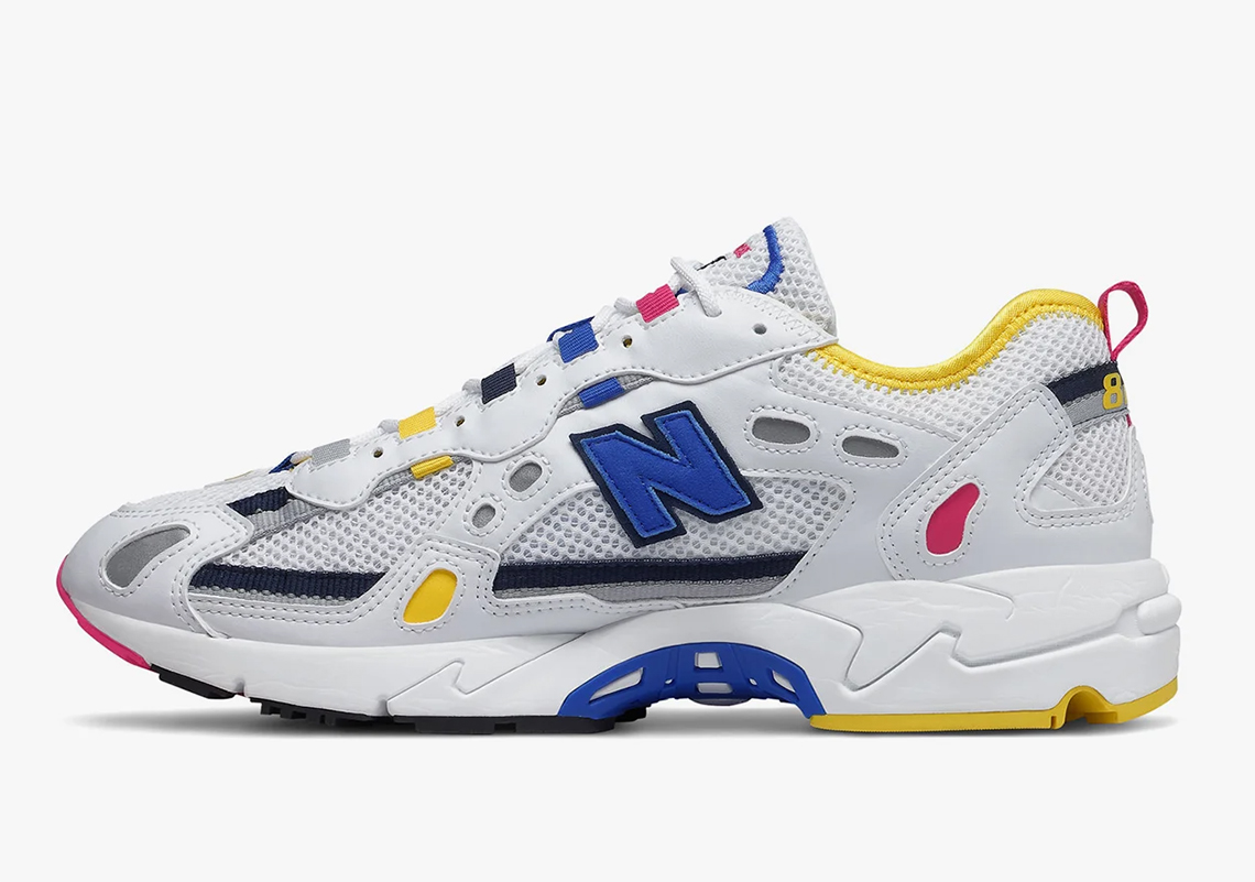 New Balance 827 Yellow Blue 2